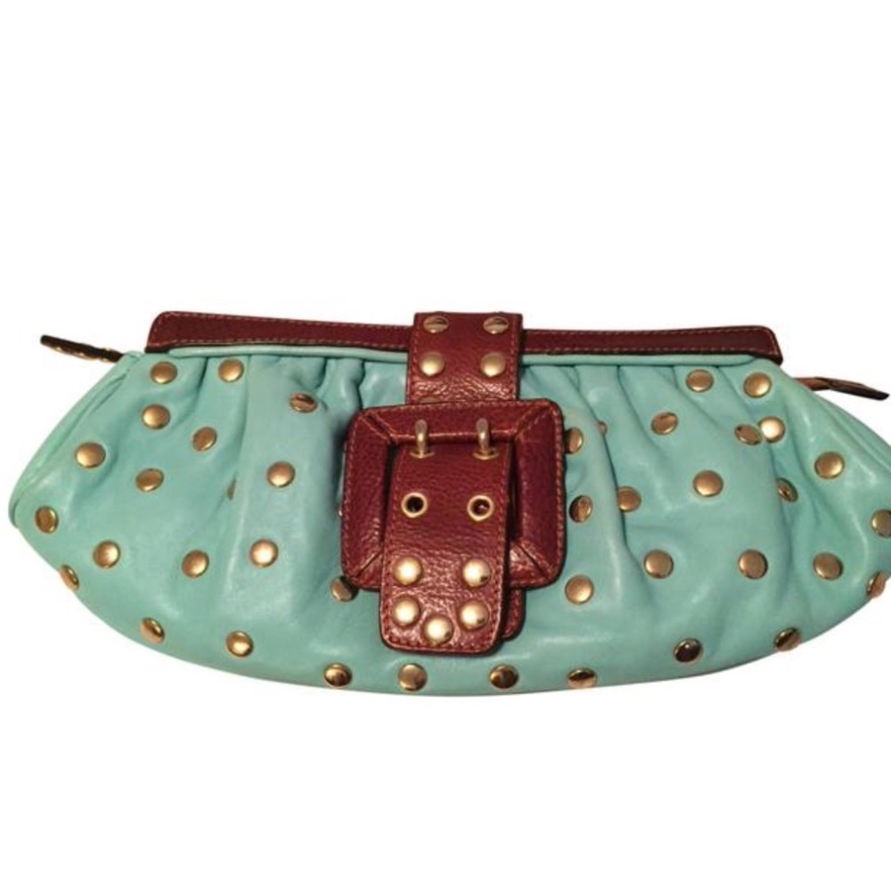 Be&D Turquoise "Garbo" Clutch
